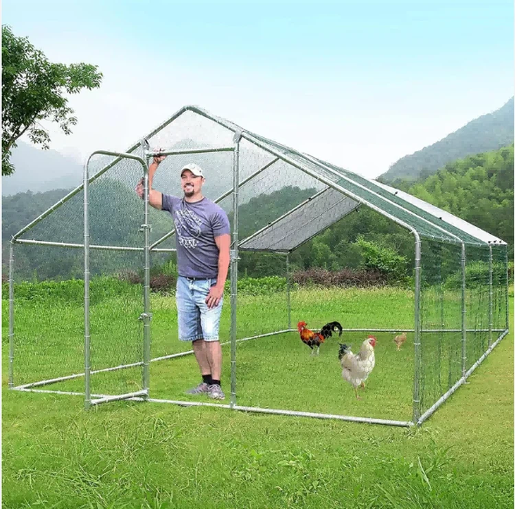 Large metal chicken coop1 Large metal chicken coop1